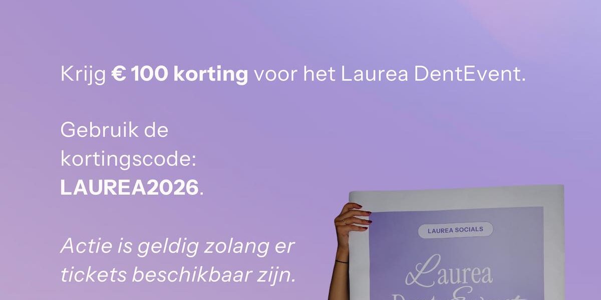 Er zijn nog kaarten voor laurea dent event